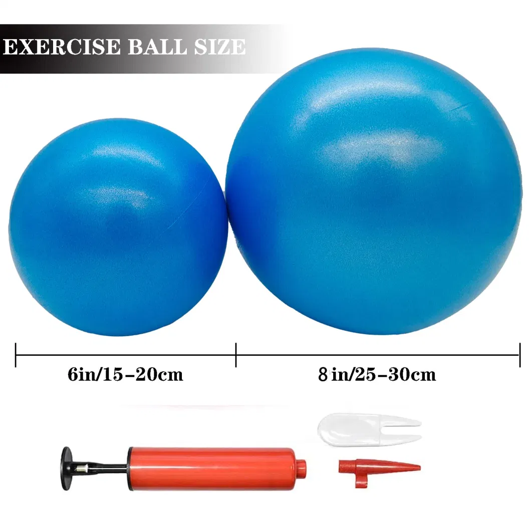 Amazon Hotselling Gym Fitness 6 Inch Mini Pilates Exercise Yoga Ball