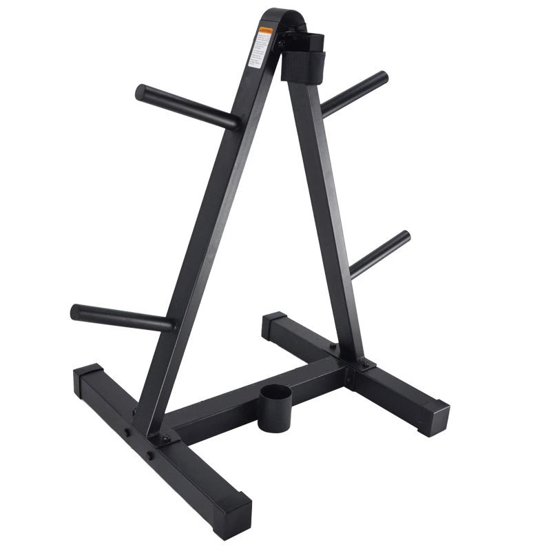 Indoor Gym Equipment Hot Sell Fitness Barbell in Stock Bumper Weight Plate Rack Holder for Power Rack Plate Accessories