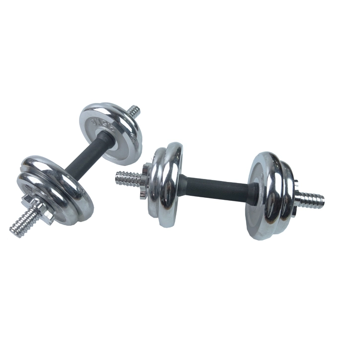 Economic Gym Equipment Chromed Coated Cast Iron Weight Plate Barbell Dumbbell Weight Plate