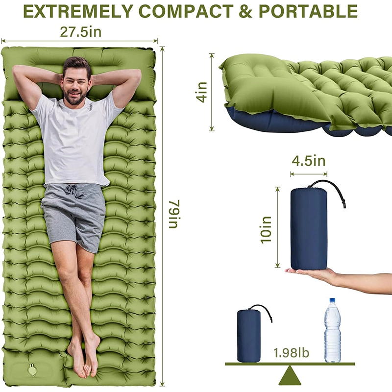 Lightweight Camping Sleep Pad with Pillow