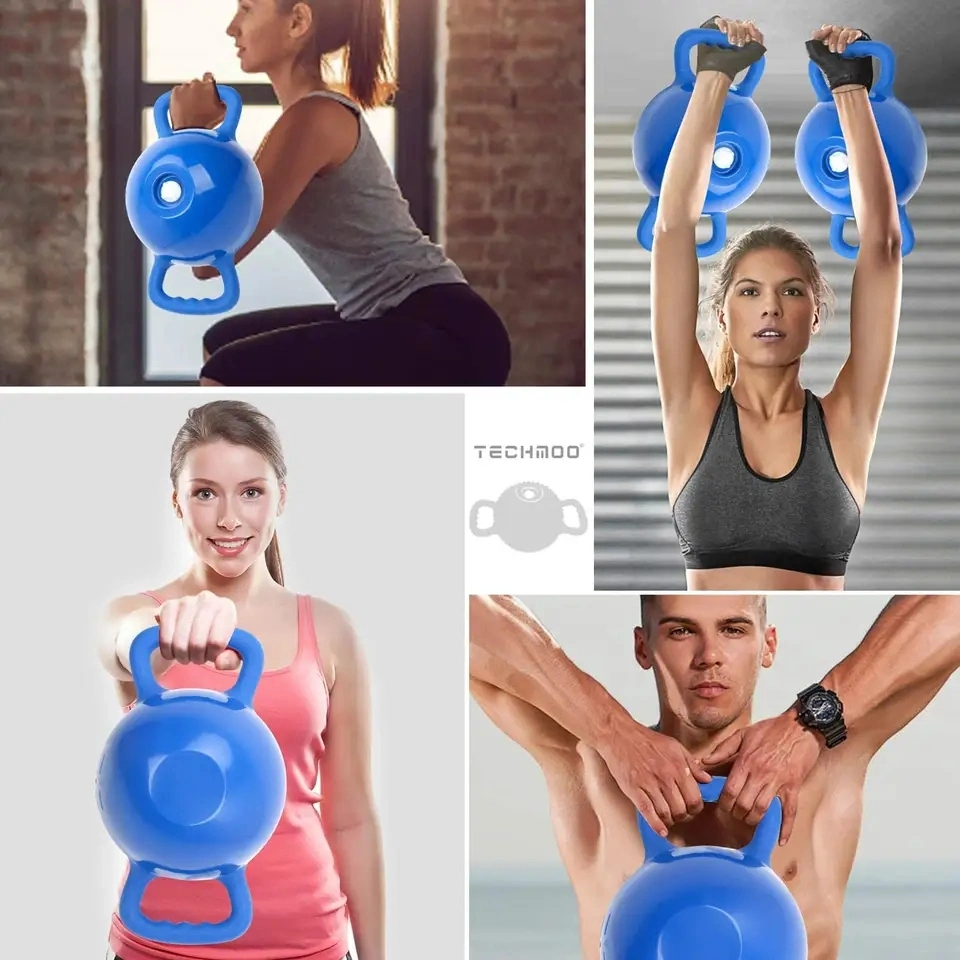 Sell Well Gym Fitness Adjustable Weight Plastic Water Filled Non-Slip Kettlebells