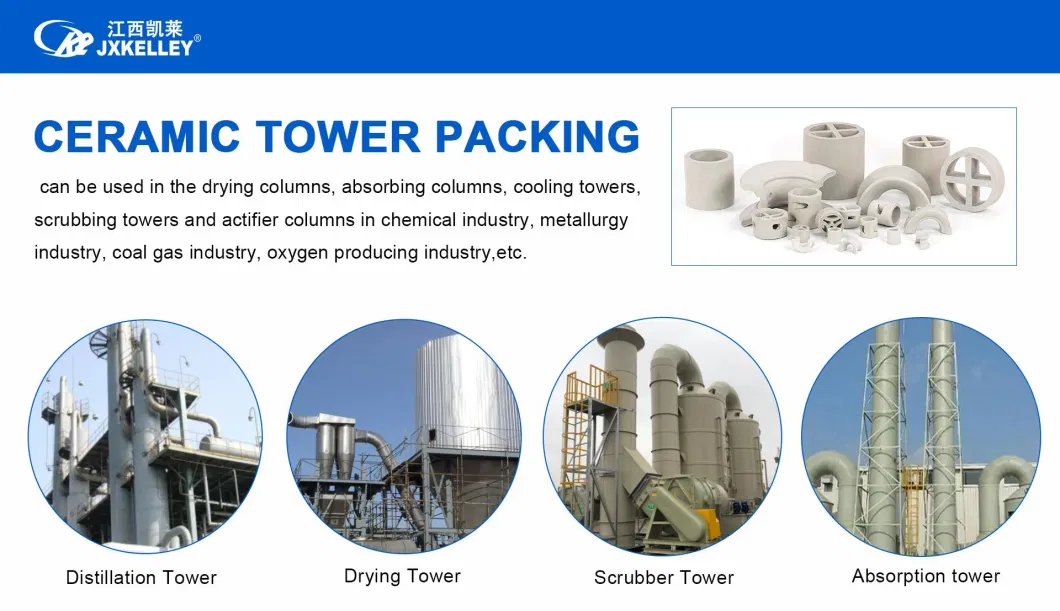 Acid Resistance Ceramic Tower Packing Pall Ring