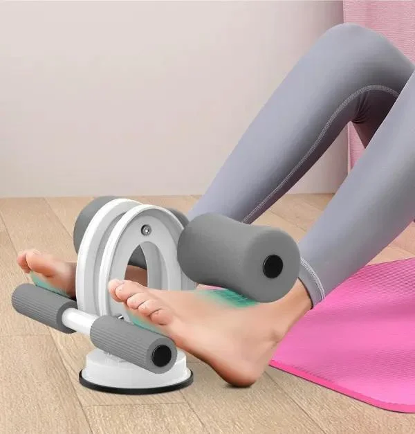 Adjustable Sit-up Abdominal Exerciser Portable Mini Size Sit-up Aid Wheel