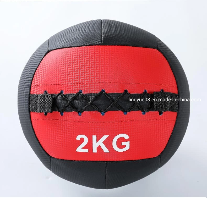 Hot Sale Durable PU Leather Soft Medicine Wall Ball for Weight Training