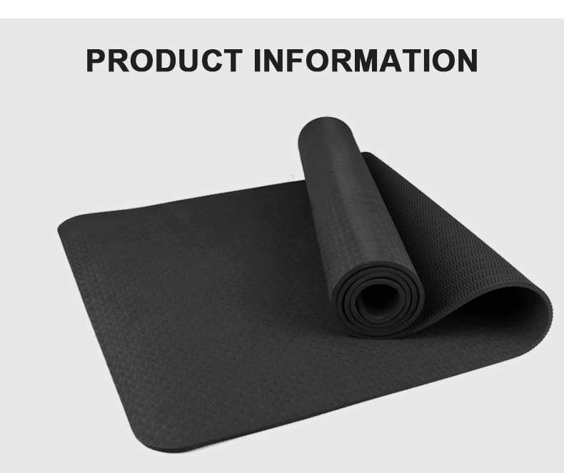 Custom Thick Cork/PU/PVC/TPE Fitness Eco Friendly TPE Non-Slip Gym Yoga Mats Training Equipment