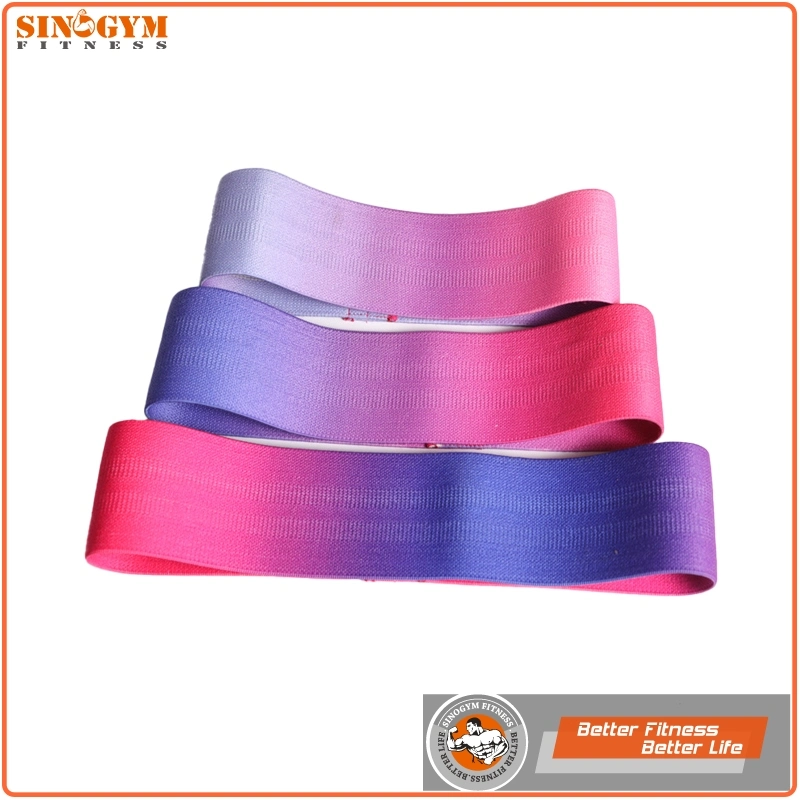 Gradient Fabric Latex Hip Resistance Loop Exercise Bands