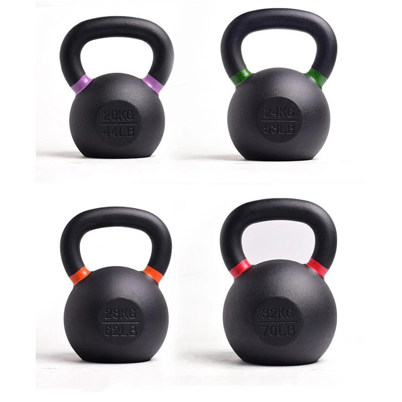 Leaderway Wholesale Top Grade Weight Cast Iron Kettlebell in Lb and Kg