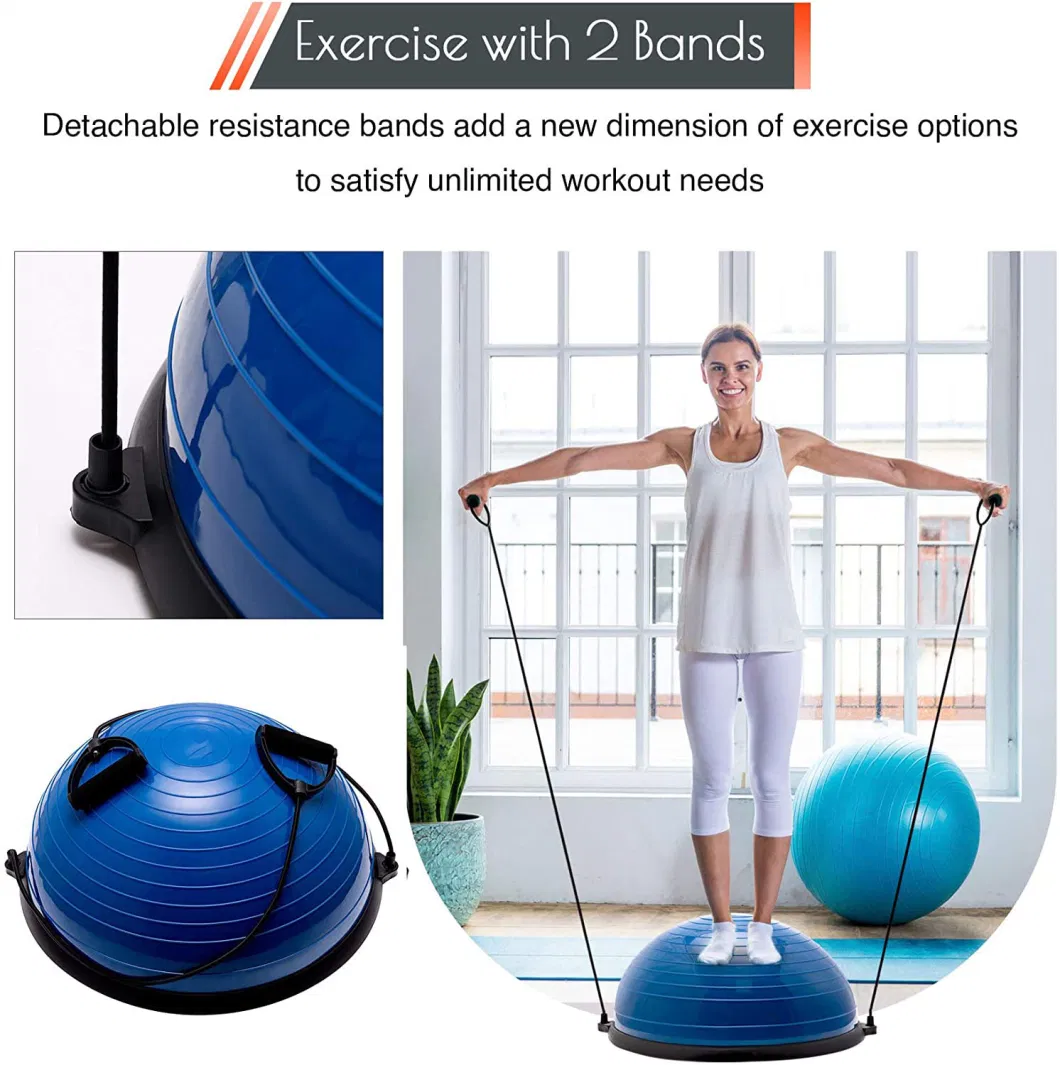 Yoga Balance Board Stability Half Ball Balance Trainer Balance Bosu Ball