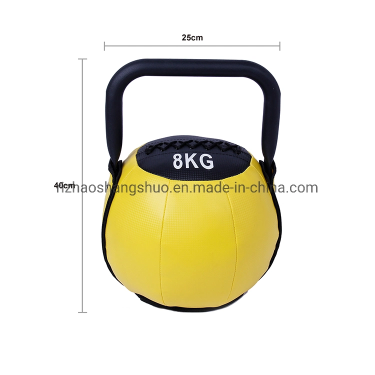 Competition Kettlebell Soft PVC Sand Kettlebell with Iron Handle