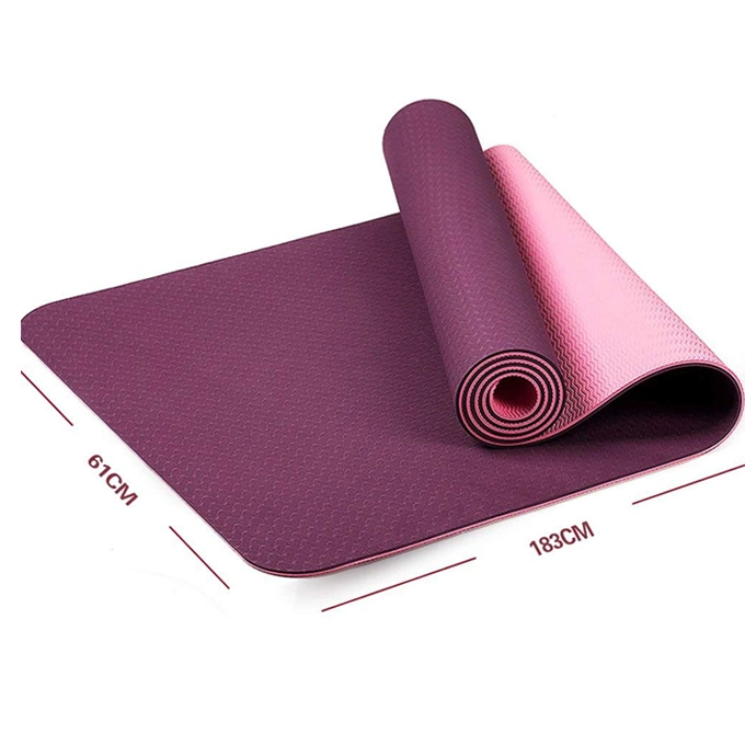 TPE Yoga Mat for Gym and Home Use