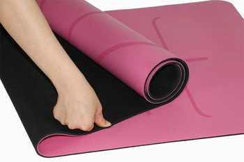 EVA TPE PVC Color Printed Rectangular Non-Slip Fitness Yoga Mat