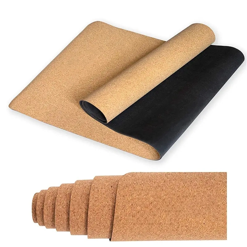 Hot TPE Cork Yoga Mats for Home Gym, Wholesale OEM Eco-Friendly Yoga Ma for Exercise