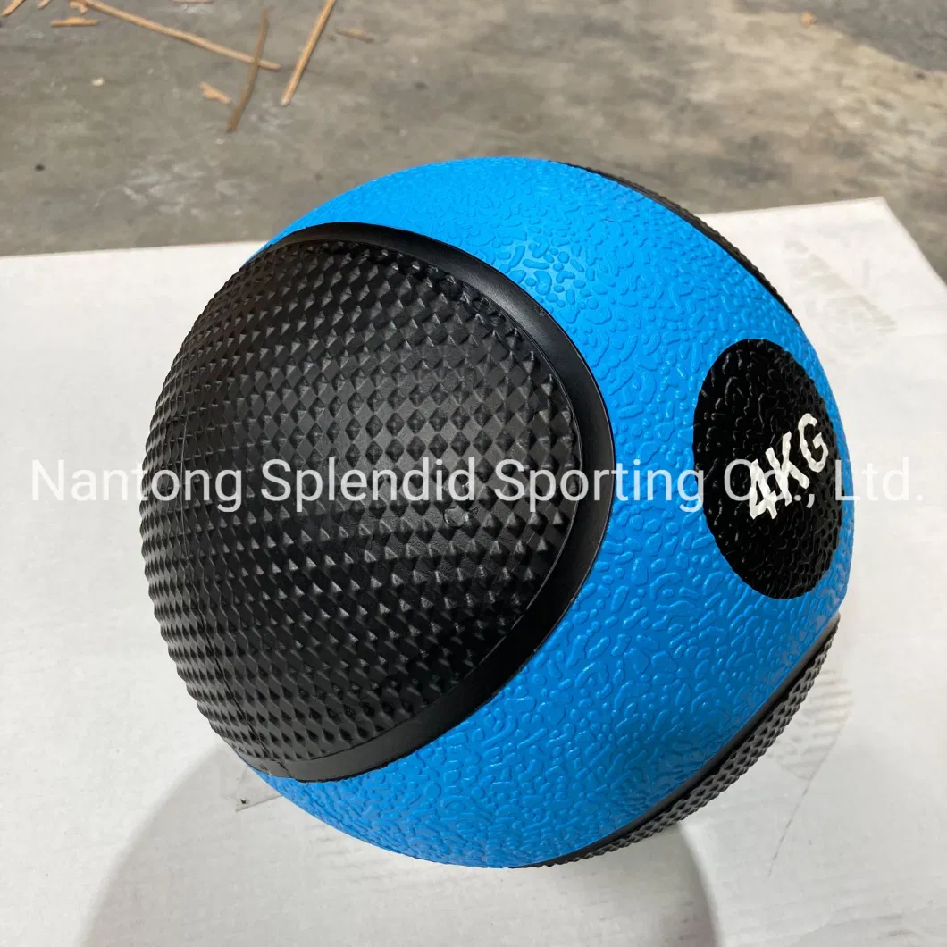 Wholesale Weight Ball Gym Rubber Solid New Style Double Color Slam Custom Medicine Ball