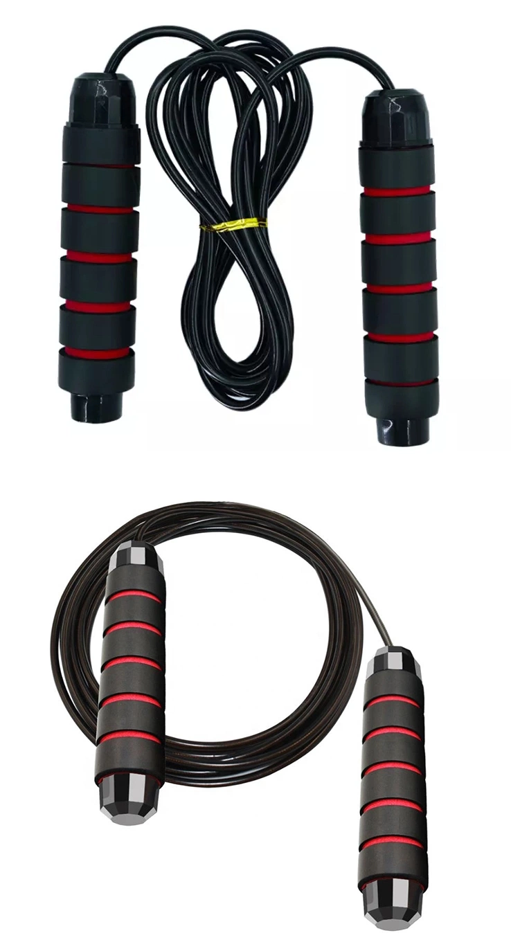 Adjustable Speed Weighted Jump Rope PVC Skipping Rope for Fitness