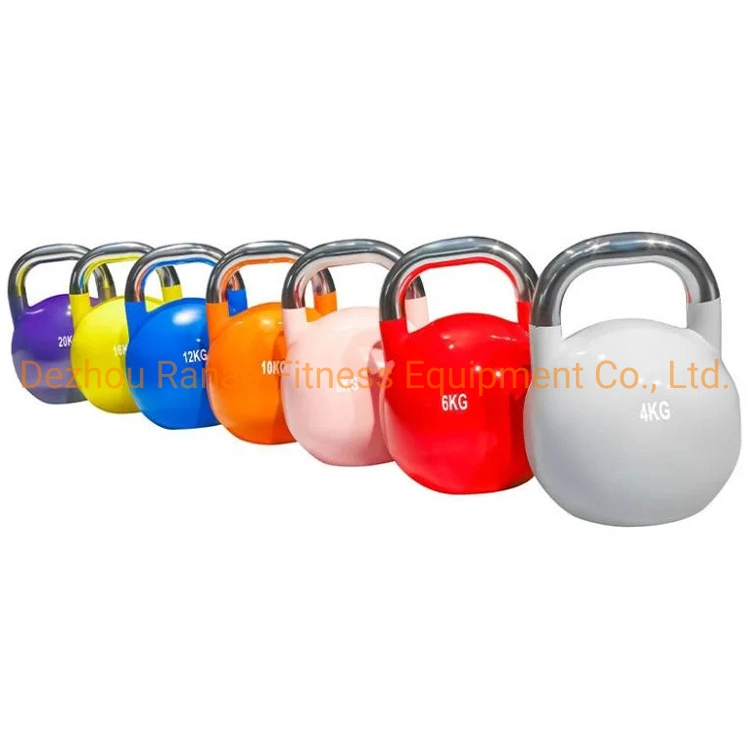 Home Gym Logo Custom Kettle Bell Strength Training Fat Reduction and Weight Loss Smooth Kettle Bell