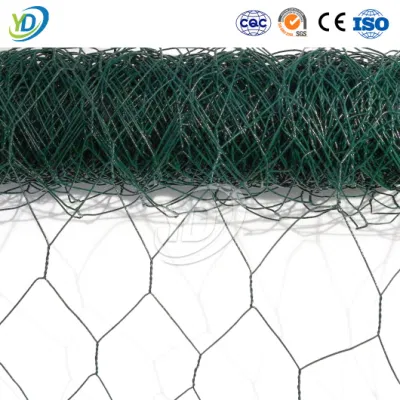  Yeeda PVC Coated Wire Mesh 1 4 Inch Manufacturing China 1.8mm-4.5mm Diameter Stainless Steel Hex Mesh Used for Gabion 100 X 50
