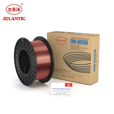 Atlantic Brand Flux Cored Welding Wire Aws a 5.18 Er70s-6 TIG MIG Welding Wire for Mild Steel Er70s-6