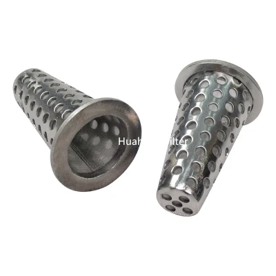 Huahang micron filter tube 5 10 15 micron stainless steel wire mesh perforated cylinder/ 3/4 screen tube drum filter stainless steel basket strainer