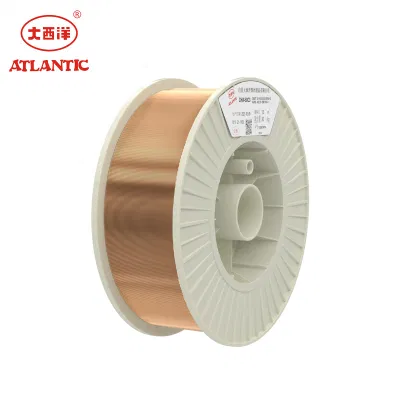Atlantic CO2 Gas Shielded Copper Coated MIG Welding Wire Er70s-6 0.8mm/1.0mm/1.2 mm/1.6mm 5kg/15kg/20kg/250kg/350kg Free Samples Welding Wire Price