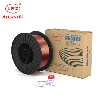 Atlantic Brand Flux Cored Welding Wire Aws a 5.18 Er70s-6 TIG MIG Welding Wire for Mild Steel Er70s-6