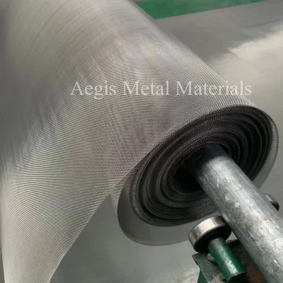 2205 2507 Duplex Stainless Steel Wire Woven Mesh Wide Width Net 30 40 Mesh in Stock