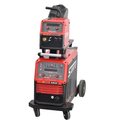  Air Cooler IGBT 500A MIG Welder Double Pulse MIG Welding Machine Multiple Function Arc Welders for Aluminum Stainless Steel Mild Steel Copper Welding Machine