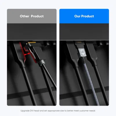 DVI-D M/M Dual Link Digital Video Cable, Black (6.6 Feet, 2 Meters)