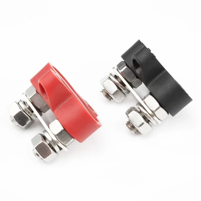 M6 M8 M10 Post Dual Double Stud Bus Bar Copper Stainless Steel Connector Battery Power Distribution Block Busbar for Motorcycle
