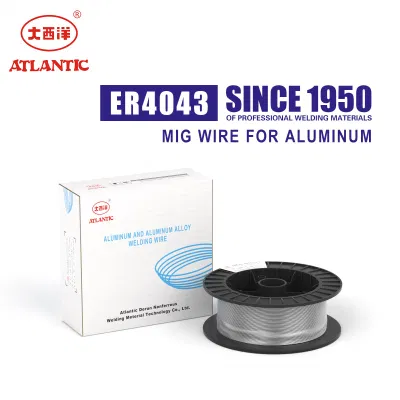  Atlantic Welding Submerged Arc Welding Wire Er4043 Er70s-6 Er70s-6 Er70s-3 Er4043 Ss Stainless Steels Flux Cored Welding Wires Low Price 1.2mm
