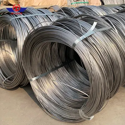 Steel Wire Cold Drawn Steel Wire Building Material SAE1008/Q195 Ms 5.5 mm 6.5 mm 8 mm