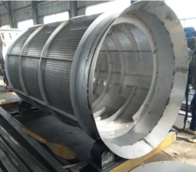  Easy Installation Cane Beer Sugar Process Stainless Steel Wrapped Welded Oil Water Well Drill Filter Separation Purifying Drum Wedge Vee Wire Mill Screen Pipe