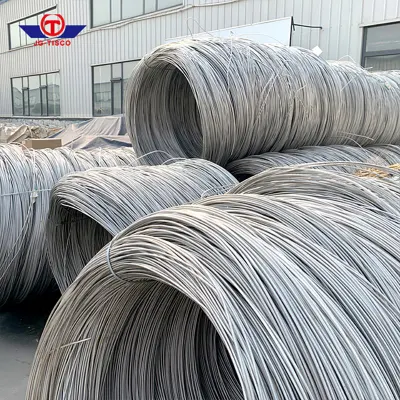 Steel Wire Cold Drawn Steel Wire Building Material SAE1008/Q195 Ms 5.5 mm 6.5 mm 8 mm