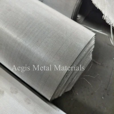 2205 2507 Duplex Stainless Steel Wire Woven Mesh Wide Width Net 30 40 Mesh in Stock