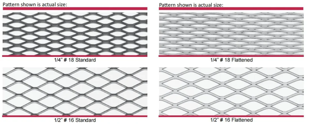 Various Materials 304/316 Stainless Steel / Galvanized Steel / Q235 Mild Steel Expanded Metal Mesh