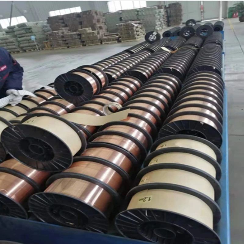 Factory Direct Sales Welding Copper Wire Gas-Shielded Aws Er70s-6/ Er50-6 Carbon Steel Building Material 5kg/15kg MIG Top Choice