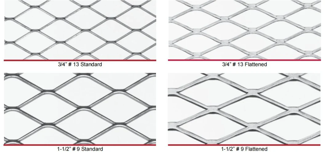 Various Materials 304/316 Stainless Steel / Galvanized Steel / Q235 Mild Steel Expanded Metal Mesh