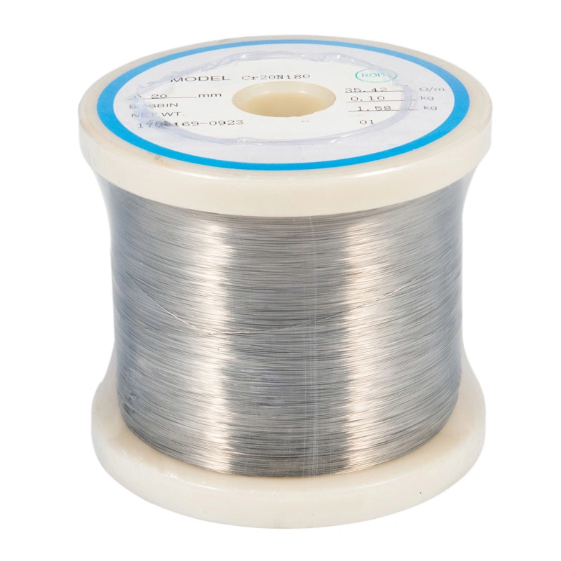 Cr20ni80 Cr30ni70 Cr15ni60 Cr20ni35 Cr20ni35 Cr20ni30 Nicr8020 Industrial Electric Nickel Chrome Resistance Alloy Wire for Heating