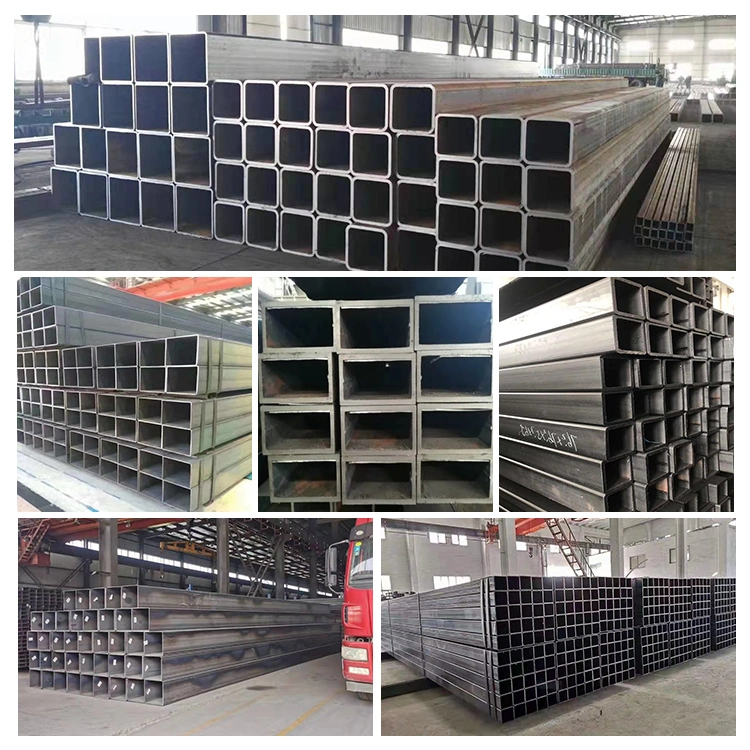 Factory 2X2 Galvanized Hollow Section 14 Gauge Tubing Tubular Iron Square Steel Pipes for Shelter Structure