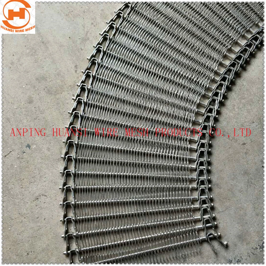 Food Processing Stainless Steel 316 Metal Wire Mesh Conveyor Beslt