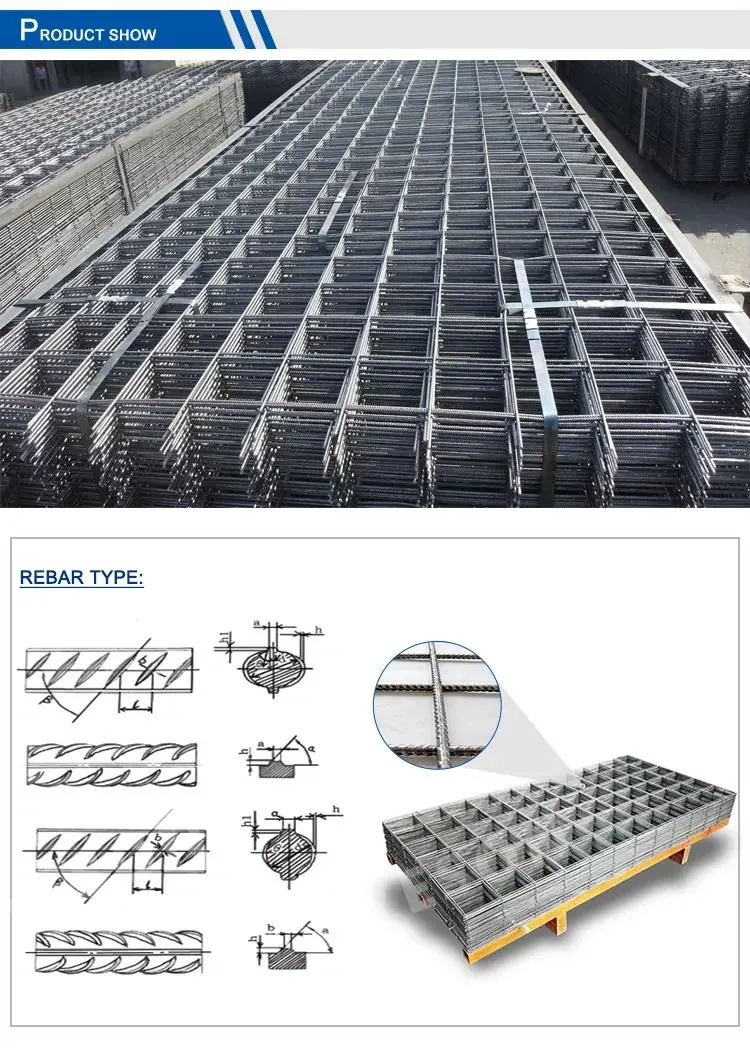 SL52 SL62 SL72 SL82 SL92 SL102 Welded Wire Mesh/Construction Mesh 6X2.4m 500L Acrs Reinforcing Mesh Manufacturers