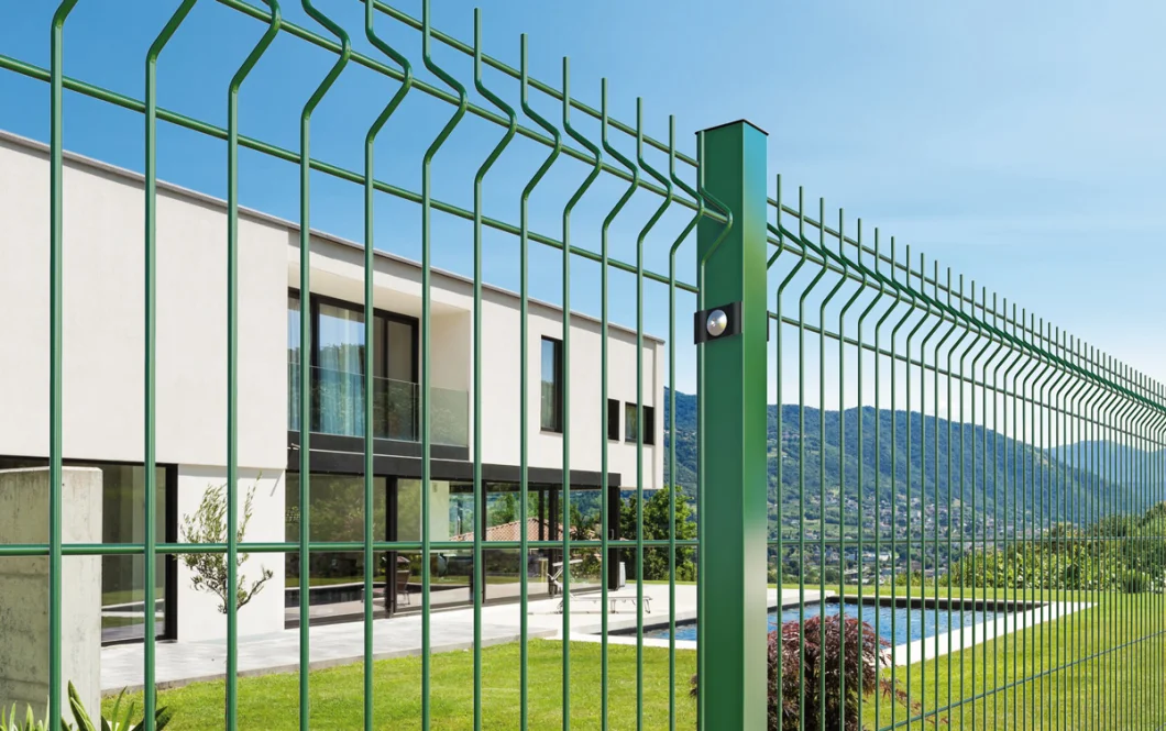 Pengxian 2 X 2 Welded Wire Fence China Wholesalers 2.4 M High V Mesh Security Fencing 5.0mm Diameter Curved Welded Wire Mesh Panel Fence