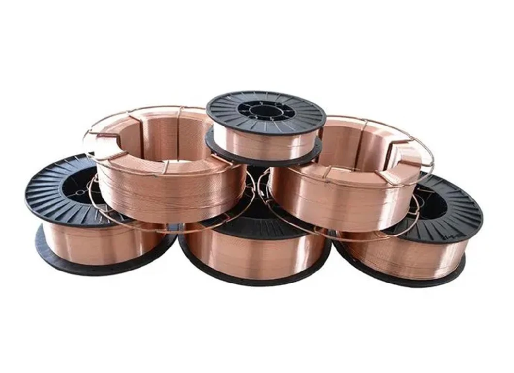 Factory Direct Sales of Solid Welding Wire 0.8mm 5kg/15kg/20kg/Roll MIG Copper Plated Welding Wire Er70s-6 CO2 Welding Wire