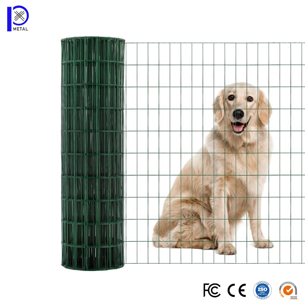 Pengxian 5/8 X 5/8 Inch PVC Coated Green Wire Mesh China Suppliers 12 Gauge PVC Coated Wire Mesh Used for Black Garden Mesh Fencing
