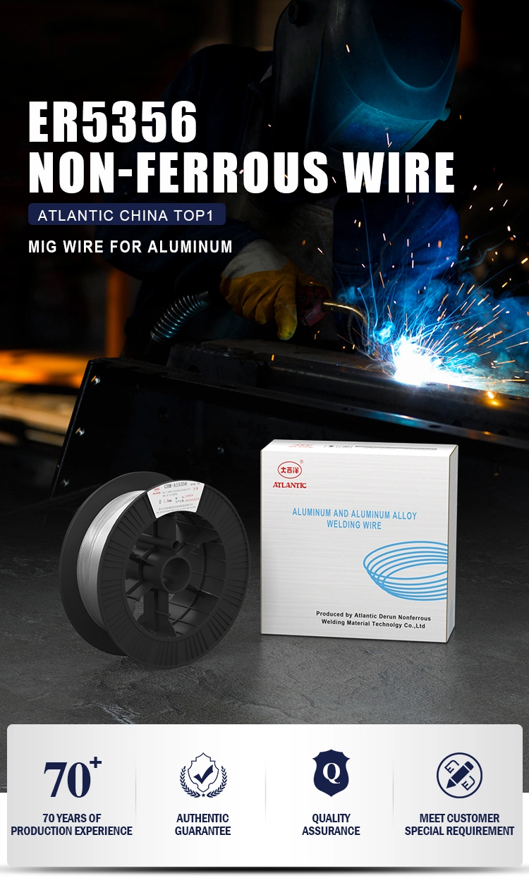 Atlantic MIG Welding Wire CO2 Gas Shielded Welding Wire Er5356 Ss Stainless Steels Flux Cored Welding Wires Flux Welding Wire 1.6mm