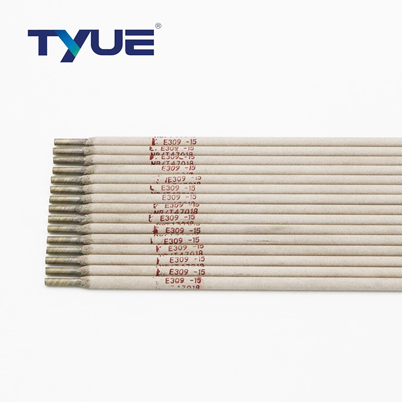 Tyue Stainless Steel Smaw Welding Electrodes Equal to Excalibur E309-15, E309L-15 E309-16, E309L-16