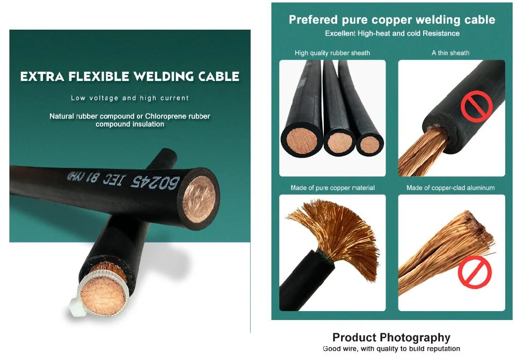 600V Electrical Cable Wire of Welding Machine, 70mm Superflex Welding Cable