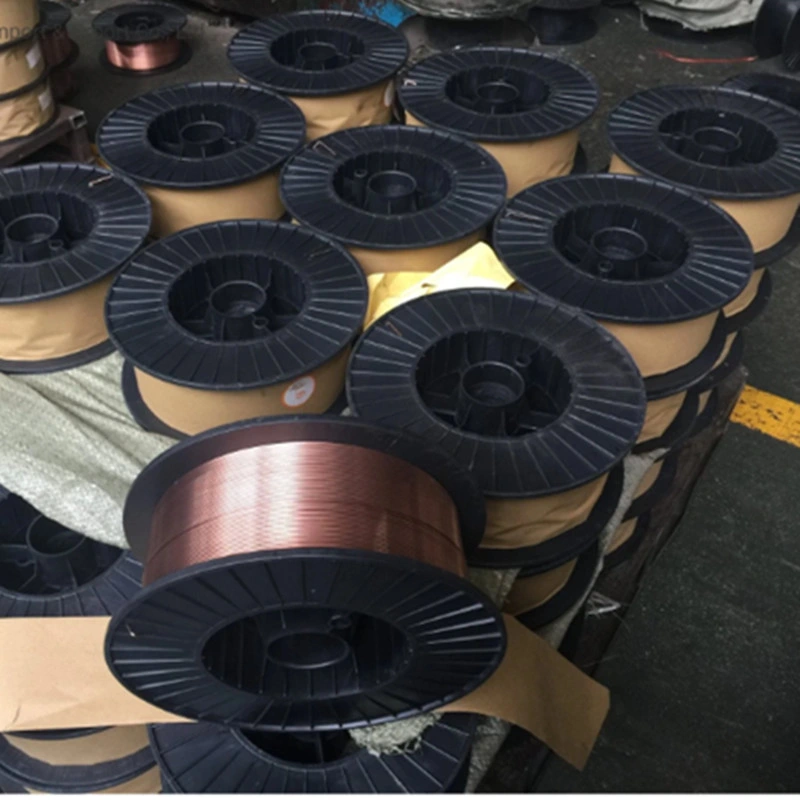 Factory Direct Sales Welding Copper Wire Gas-Shielded Aws Er70s-6/ Er50-6 Carbon Steel Building Material 5kg/15kg MIG Top Choice