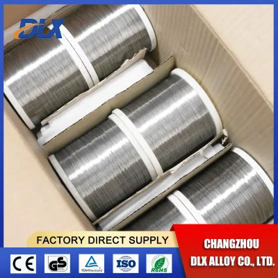 Changzhou 0,3mm aleación de níquel Cr30ni70 Ni80cr20 níquel cromo / cromo alambre de aleación Resistencia cable de calentamiento de aleación