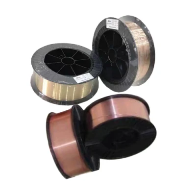 Venta en caliente AWS A5,18 ER70S-6 MIG CO2 Cobre blindado a Gas Alambre de soldadura sólido 0,8mm-2,0mm chapado de los proveedores chinos en Baja Precios