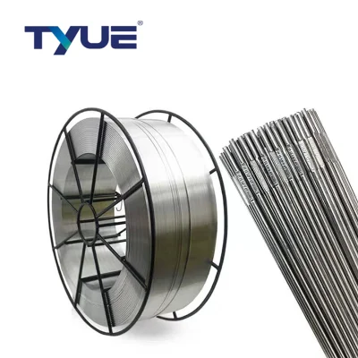 Er308L electrodos de soldadura MIG de alambre de acero inoxidable sólido para Soldador